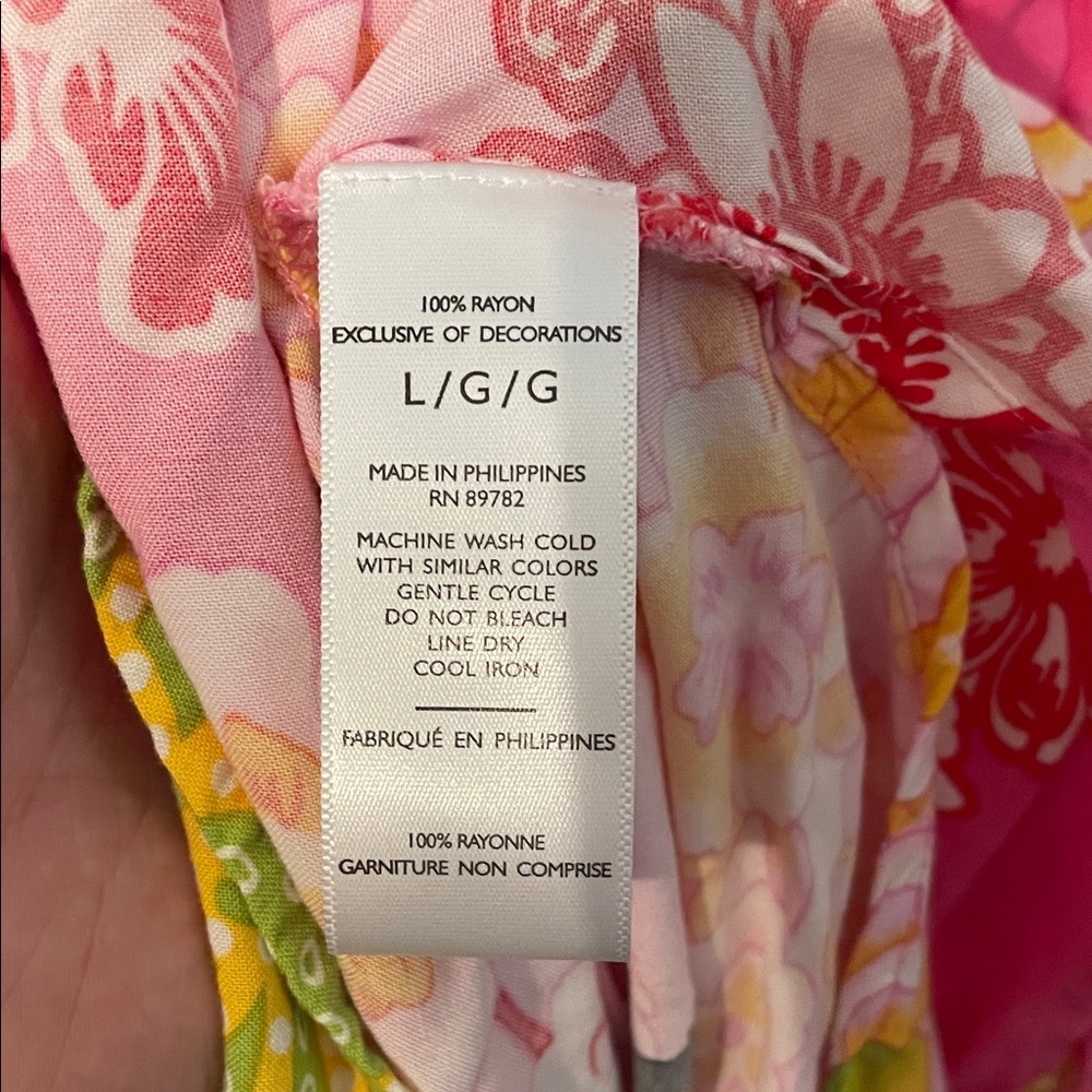 Natori Pink Floral Robe - Picture 6 of 7